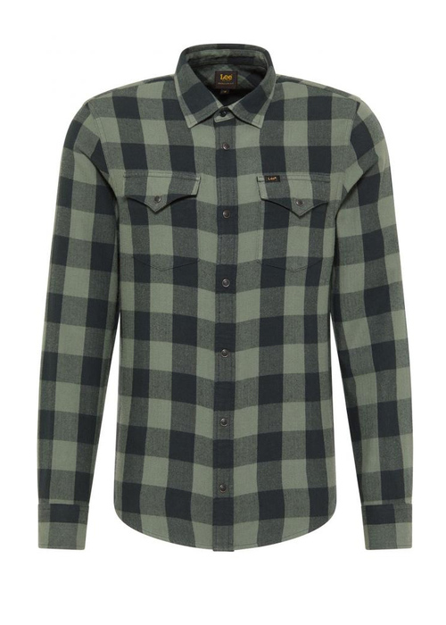 Lee Clean Western Shirt Fort Green - L66RRRA15